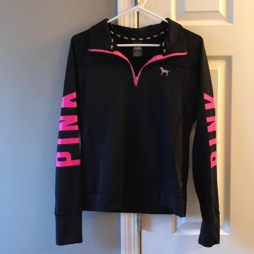 Pink Half Zip Pullover